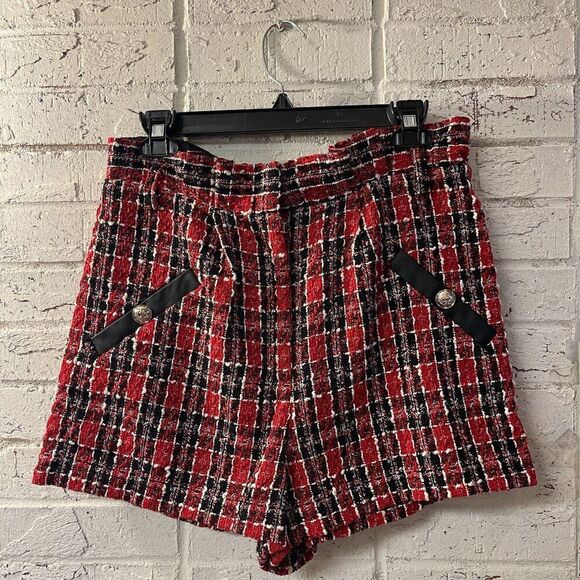 Venus tweed high waisted shorts size 10 - Picture 1 of 10